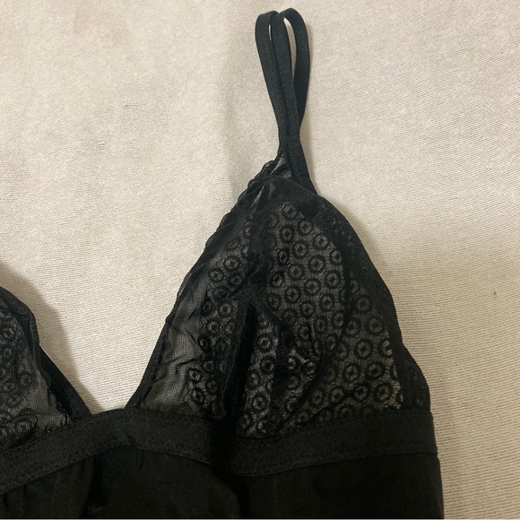 Victoria's Secret Bodysuit Black Lace Black Size M - Picture 4 of 12